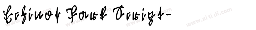 Echinos Park Script字体转换